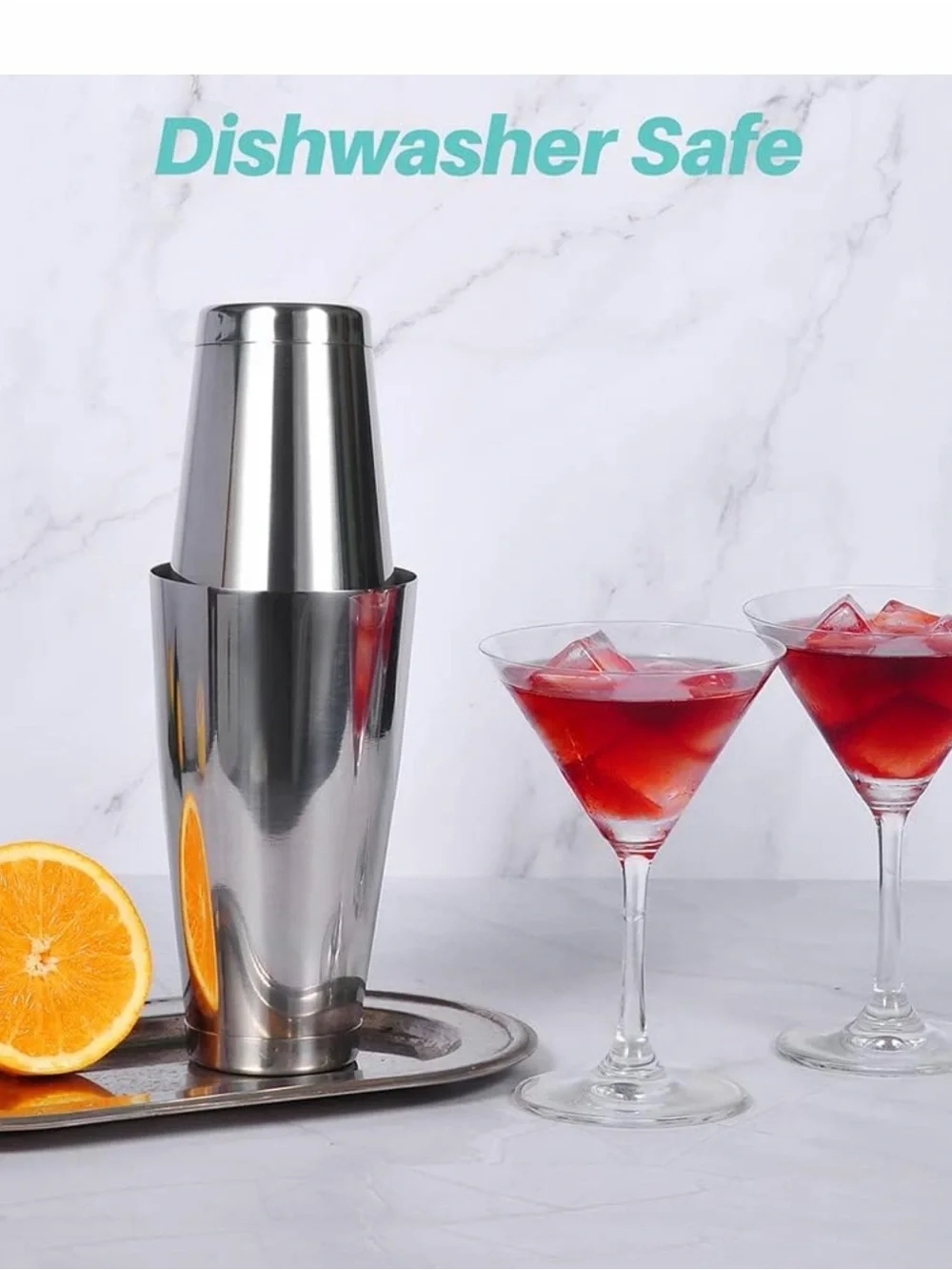 Cocktail Shaker Tins Set Stainless Steel for Bartender Bar Tools Utensils